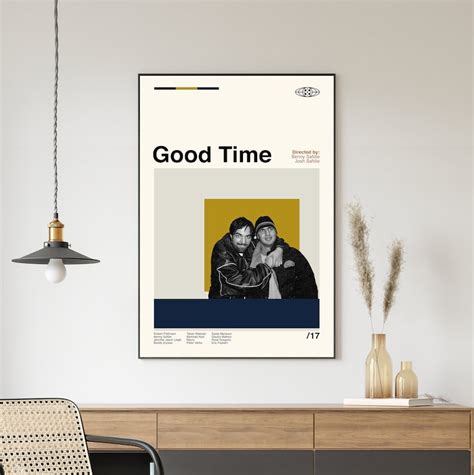 Good Time Movie Poster, Good Time Print, Modern Movie Poster, Wall Decor, Vintage Retro Print ...