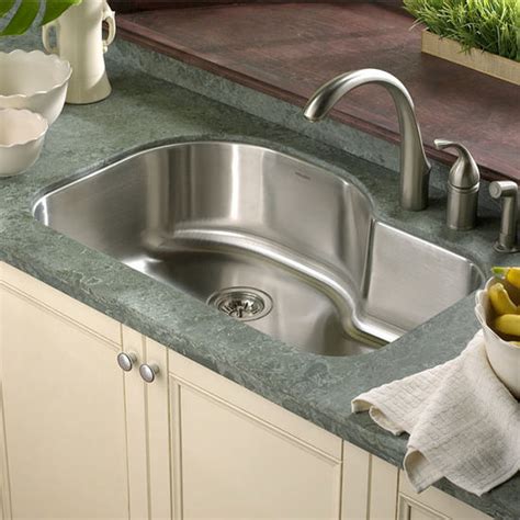 Kitchen Sinks Medallion Designer Series Undermount Offset Single Bowl