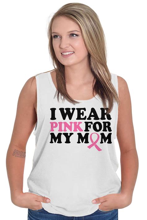 Brisco Brands Breast Cancer Awareness Tank Tops T Shirts Tees For