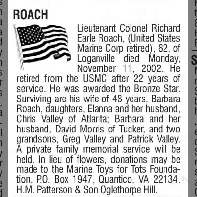 Obituary For Richard Earle ROACH Aged 82 Newspapers