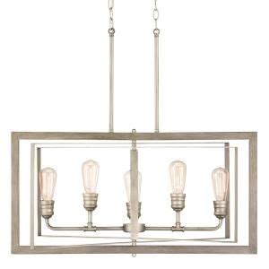 Hampton Bay Boswell Quarter In Light Brushed Nickel Farmhouse