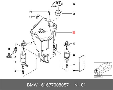 Bmw 645 Headlight Washer Parts Schematic