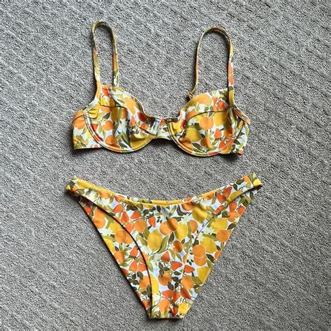 Kulani Kinis Swim Kulani Kinis Bikini Limoncello Size M Poshmark