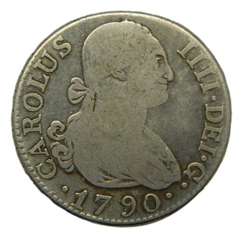 1790 CARLOS IV 2 REALES MADRID MF Monedalia Es