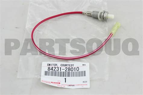 8423128010 Genuine Toyota SWITCH ASSY COURTESY LAMP FOR FRONT DOOR