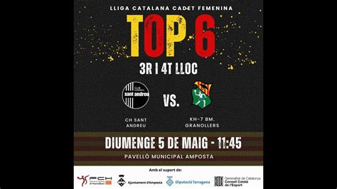 Club Handbol Sant Andreu Kh Bm Granollers Youtube