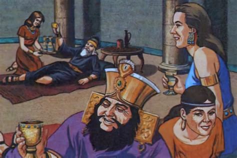 His Wives And His Concubines Illustration Of Mosiah