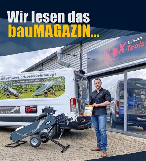 baumagazin online de Lukas Heß Produktmanager L Team X Tools GmbH