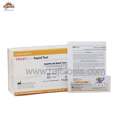 Athenese Dx Trustline Syphilis Ab Rapid Test Strip At Rs 7 In Jaipur