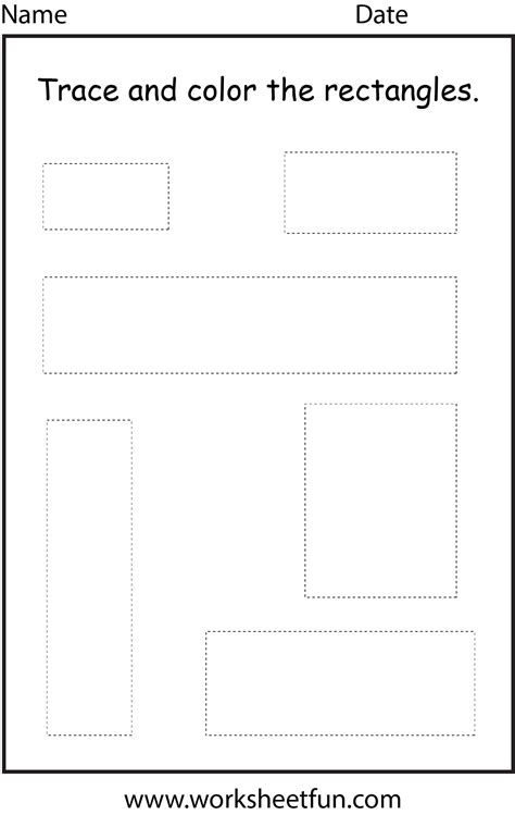 Shape Rectangle Worksheet Free Printable Worksheets Worksheetfun