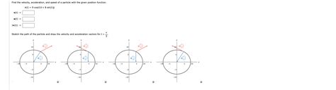 Solved Find The Velocity Acceleration And Speed Of A Chegg