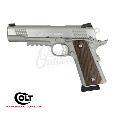 Colt Xse Government Full Stainless 5 Pistol 8 Rd 45 Acp Omaha Outdoors