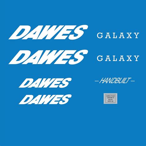 Dawes Set 890 | Bicycle Decals