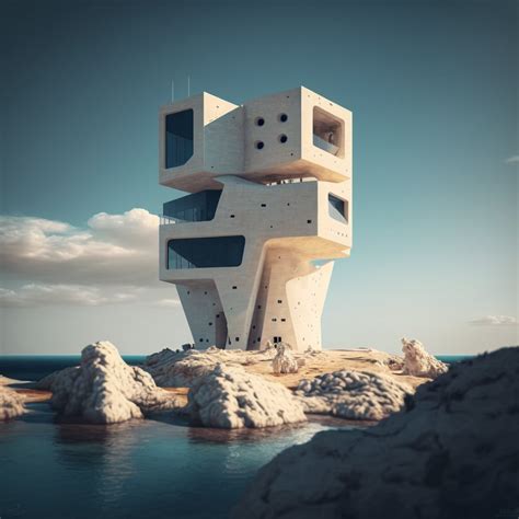 Futuristic tower - AI Arch Design