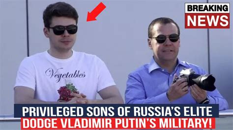 Privileged sons of Russia’s elite dodge Vladimir Putin’s military ...