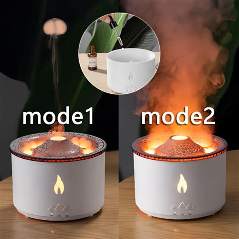 2022 New Creative Ultrasonic Essential Oil Humidifier Volcano