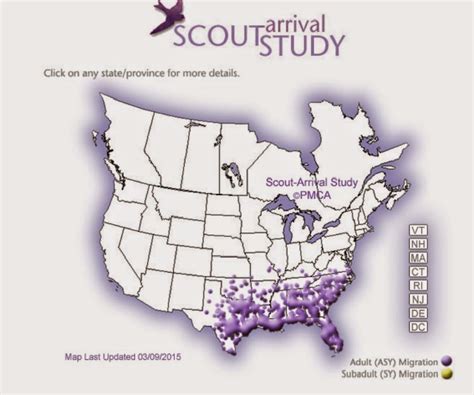 The Birds & The Bees: Purple Martins Moving into Missouri-Migration 2015