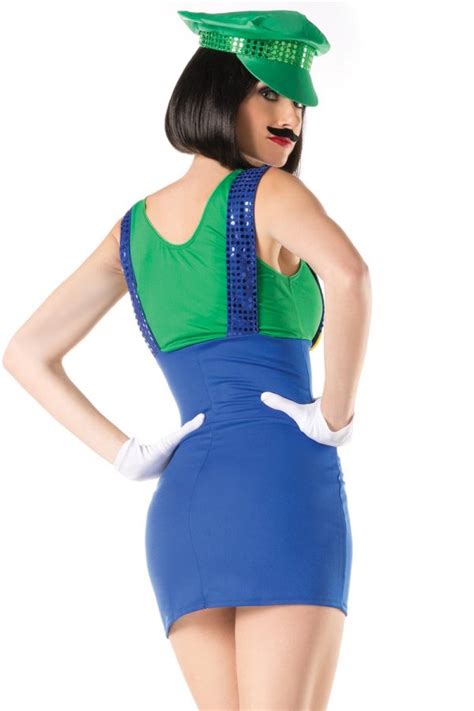 Be Wicked Sexy Miss Luigi Costume BW1435C Women S