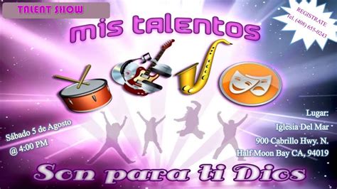 Talento Show Mis Talentos Son Para Dios YouTube