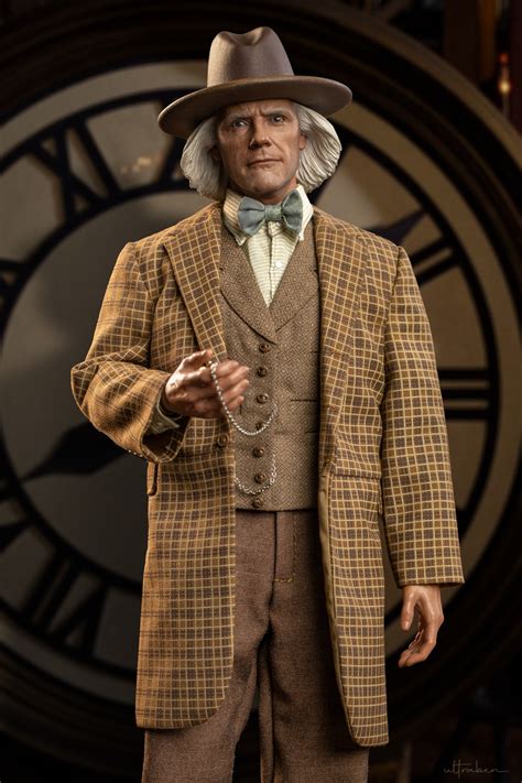 Hot Toys Back To The Future Part III Th Scale Doc Brown MMS Page Collector Freaks