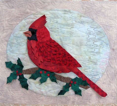 Cardinal Applique Templates Petal Play Quilt Patterns Kits Templates