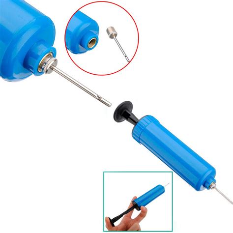 6 Portable Hand Ball Air Pump Inflator Needle Basketball Football Voll