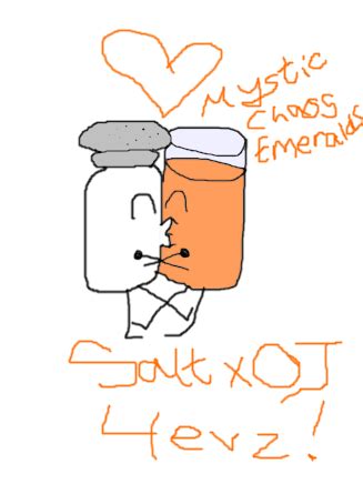 A Drawing of Salt and OJ Kissing! :3 by MysticChaosEmeralds on DeviantArt