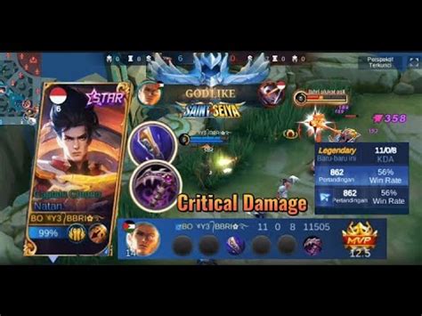 Gameplay Natan Paling Sakit Pakai Build Magic Damage Critical Build