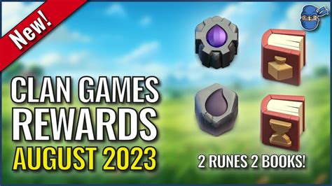 Clan Games Rewards August 2023 Clash Of Clans Youtube