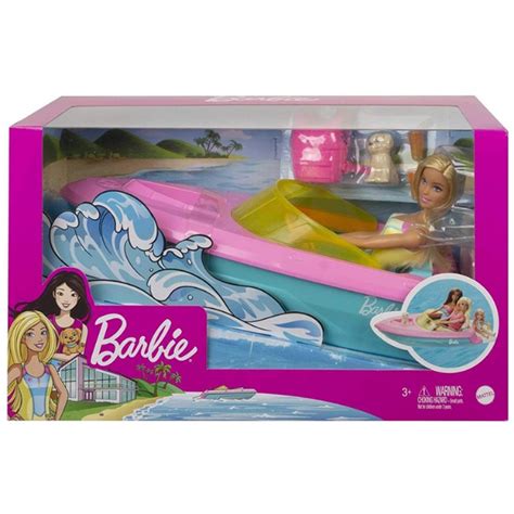 Paniate Mattel Barbie Barca Con Doll Bambole Fashion In Offerta Da