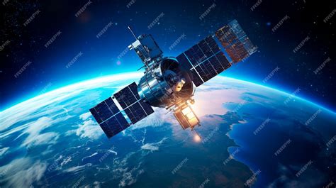 Premium Photo | Satellite in space