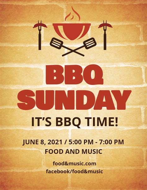 17 Free Bbq Flyer Templates Customize And Download