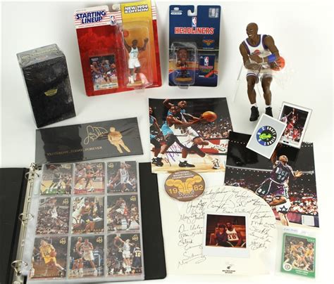 Lot Detail - 1982-1996 Basketball Memorabilia Collection - Lot of 12 w ...