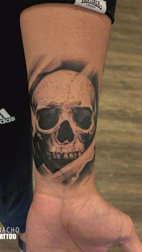 Skull Tattoo At Macho Tattoos Arm Tattoo Lace Tattoo Sugar Skull