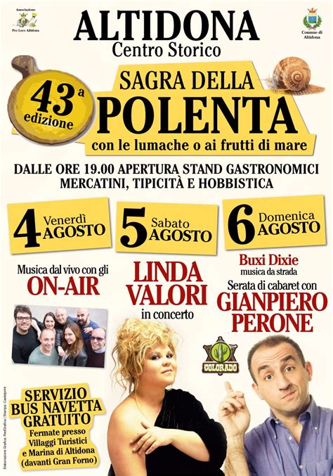 43ª SAGRA della POLENTA 2017 Pro Loco Altidona