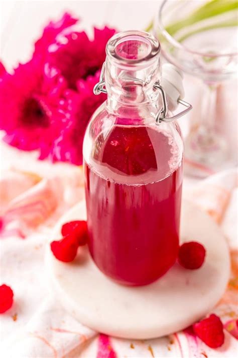 Raspberry Simple Syrup Is A Sweet And Tasty Mix In For All Your Favorite Drinks Made With