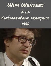 Wim Wenders à la Cinémathèque française 1986