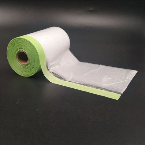 Delicated Surface Use Masking Film Drape Sheet With Tape Masking Film