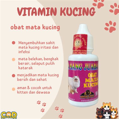 Jual Obat Mata Kucing Tetes Mata Belekan Bengkak Berair Selaput Putih