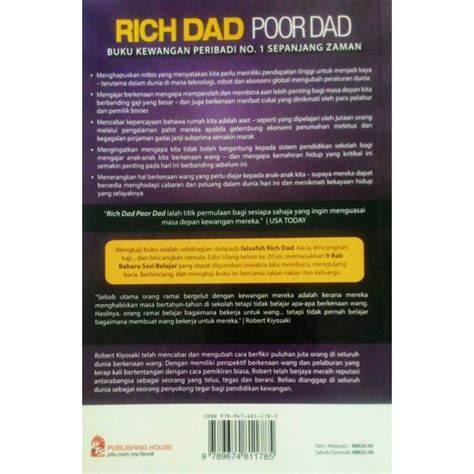 Buku Kombo Rich Dad Poor Dad Edisi Bahasa Melayu Purple Pgmall