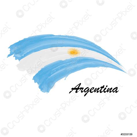 Bandera Argentina Dibujo