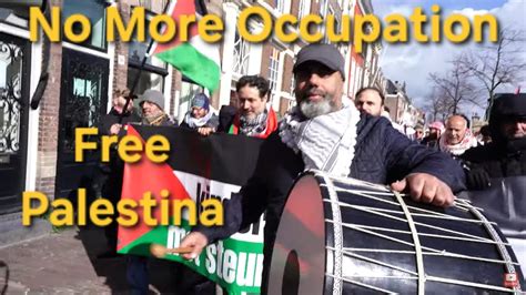 Pro Palestina Demonstratie Leidengazaisra Lhezbollahluchtaanvallen