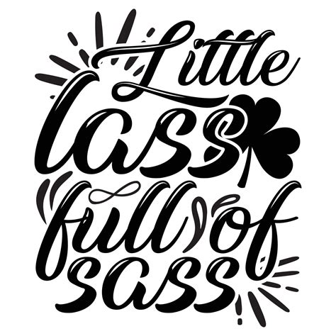 Little lass full of sass svg 20628282 Vector Art at Vecteezy