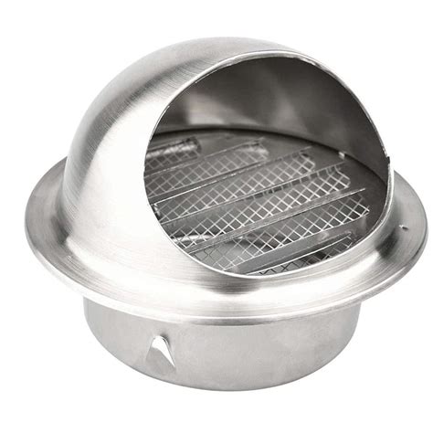 Buy Stainless Steel Air Vent Round Grille Ventilation Cover Wall Vent