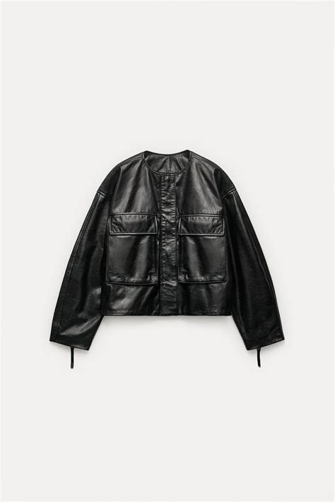 Zaras Leather Jackets Are On Every Editors Wish List Who What Wear