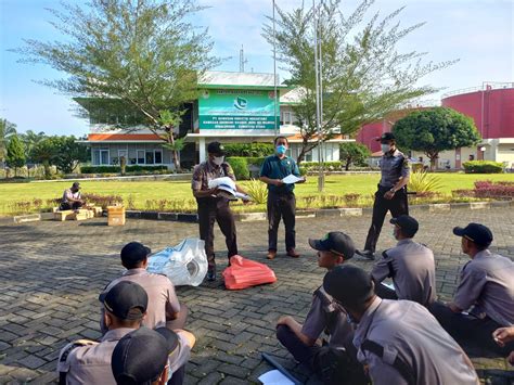 Serah Terima Anggota Satpam Di Kawasan Industri Nusantara Kinra Pt