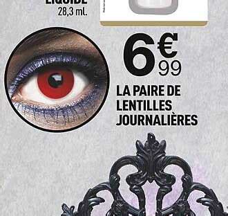 Promo La Paire De Lentilles Journalières chez Centrakor iCatalogue fr