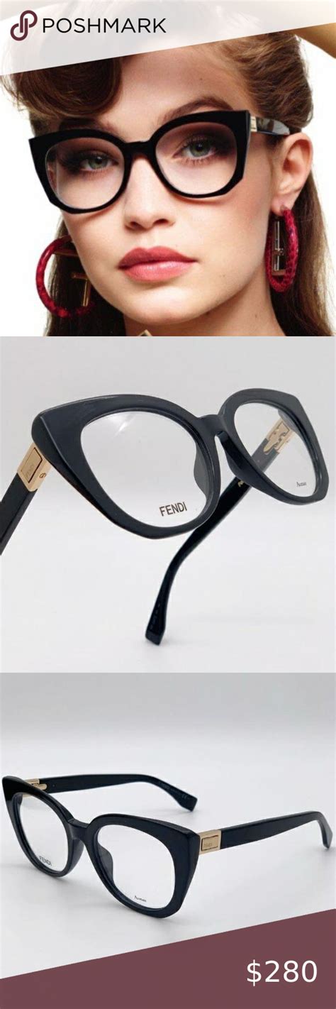 Fendi Peekaboo Eyeglasses Ff0272 807 Blackgold 50mm Fendi Peekaboo Fendi Peekaboo