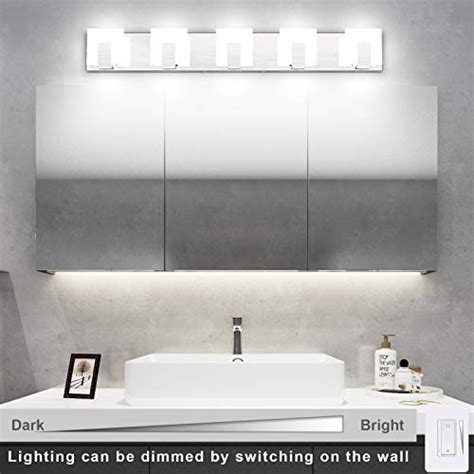 Aipsun Lights Dimmable Modern Led Bathroom Vanity Light Acrylic