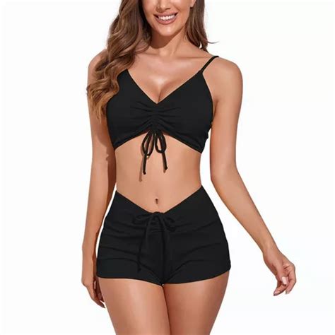 Traje De Ba O Para Mujer Piezas Dividido De Bikini Ba Ador Meses